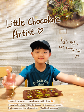Workshop làm chocolate cho trẻ em – Trải nghiệm sáng tạo tại Highland Cacao by Nâu Việt