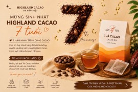 Highland Cacao by Nâu Việt Tròn 7 Tuổi – 7 Năm Hành Trình Cùng Cacao Việt Nam