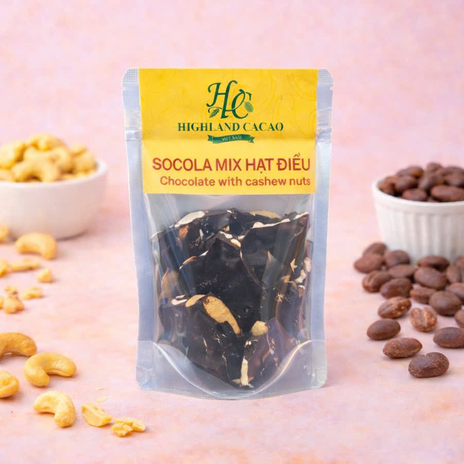 Socola mix hạt điều 100gram