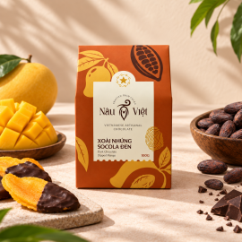 Xoài nhúng Socola đen 100gram